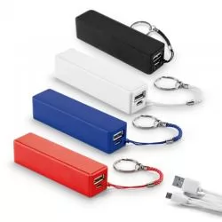 Carregador Porttil Power Bank USB 1000 mAh Personalizado 