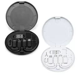 Kit Cabo USB-C com 3 Adaptadores
